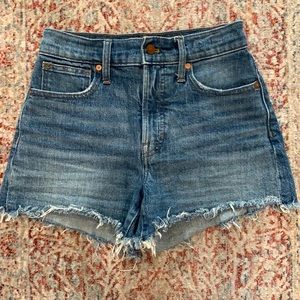 Madewell jeans shorts